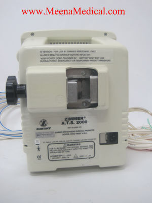 ZIMMER ATS 2000 Tourniquet System