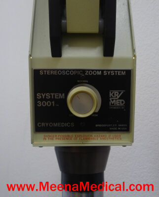 CRYOMEDICS Stereoscopic Zoom System 3001 Colposcope