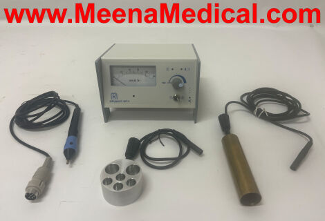 KINDLING Akuport M1+ with Brass Hand Electrode, Point Probe, and Test Honeycomb Physical Therapy Unit