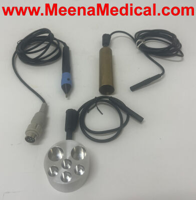 KINDLING Akuport M1+ with Brass Hand Electrode, Point Probe, and Test Honeycomb Physical Therapy Unit
