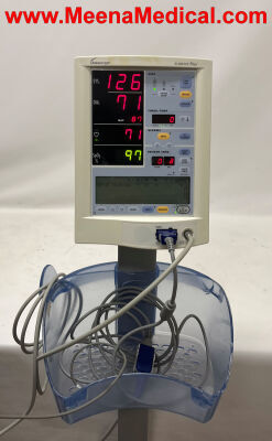 DATASCOPE Accutorr Plus Patient Monitor With NIBP, Nellcor SpO2, and Temp Oximeter - Pulse