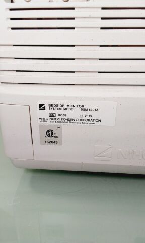 NIHON KHODEN BSM-6301A PATIENT Monitor