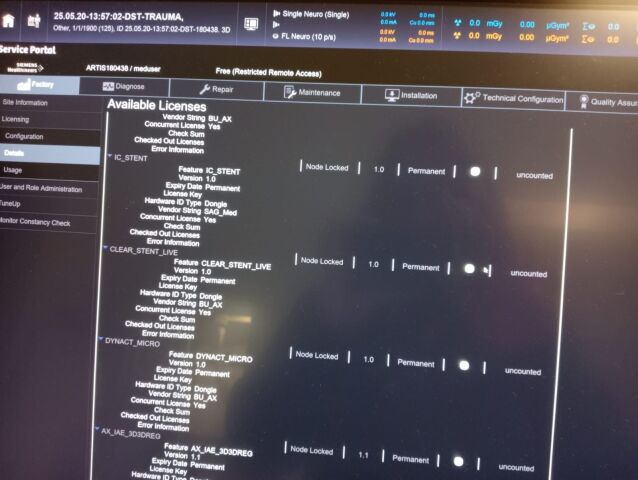 SIEMENS Artis Icono Biplane Angio Lab