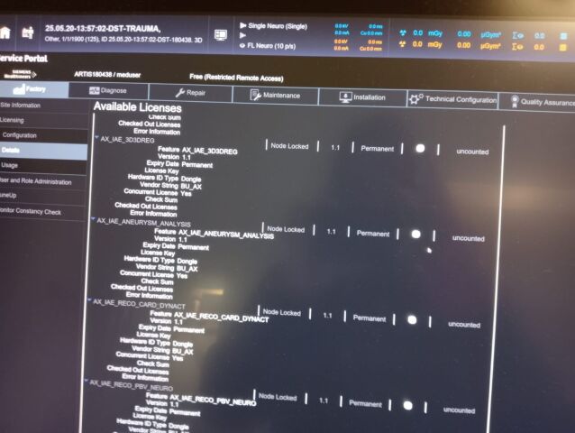 SIEMENS Artis Icono Biplane Angio Lab