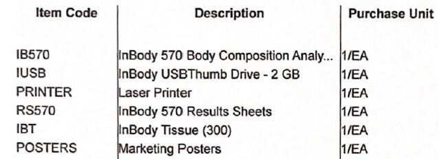 IN BODY 570 Body Composition Analyzer