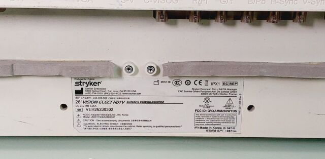 STRYKER 26 INCH VISION ELECT HDTV SURGICAL VIEWING Monitor