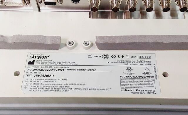 STRYKER 26 INCH VISION ELECT HDTV SURGICAL VIEWING Monitor