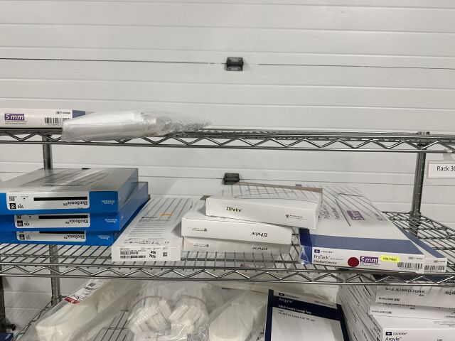 COVIDIEN Rack 30 Covidien Hologic Boston Scientific etc