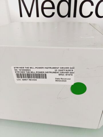 STRYKER THE MILL POWER INSTRUMENT DRIVER 5400-750-000