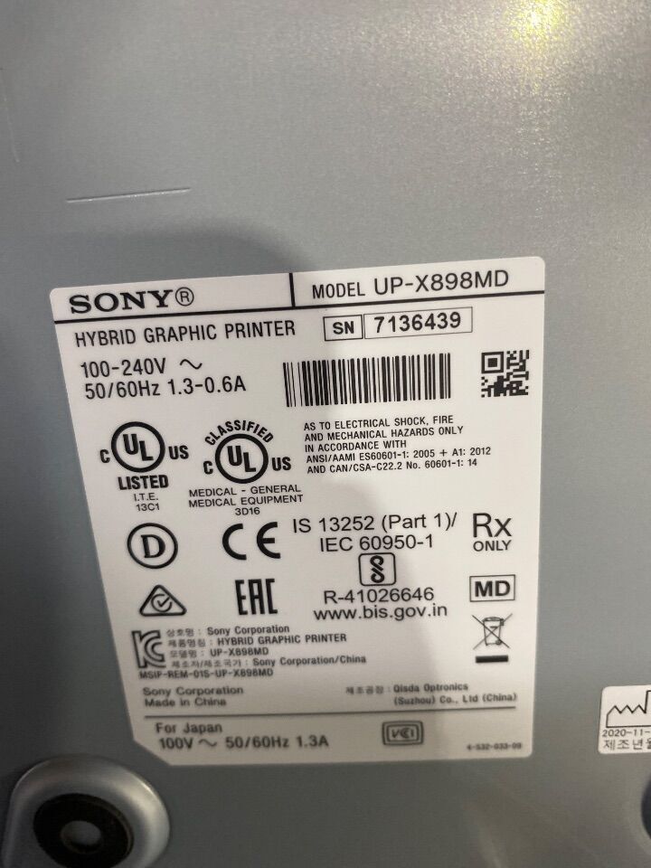 SONY UP-X898MD Printer