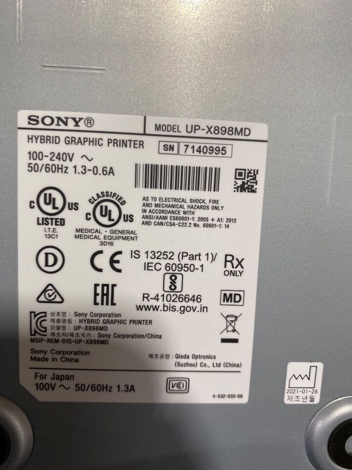 SONY UP-X898MD Printer