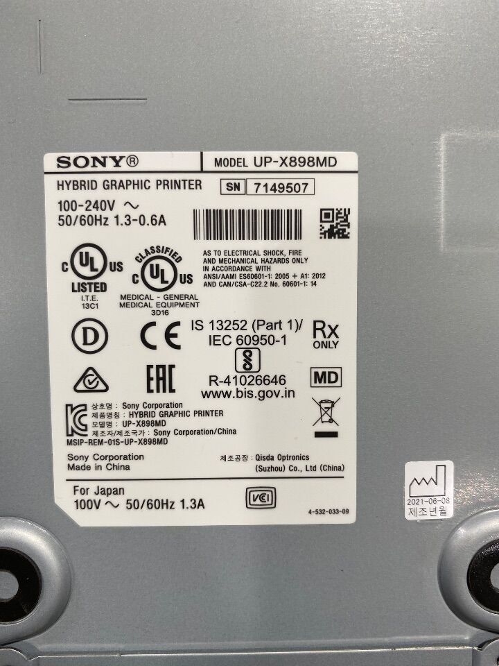 SONY UP-X898MD Printer