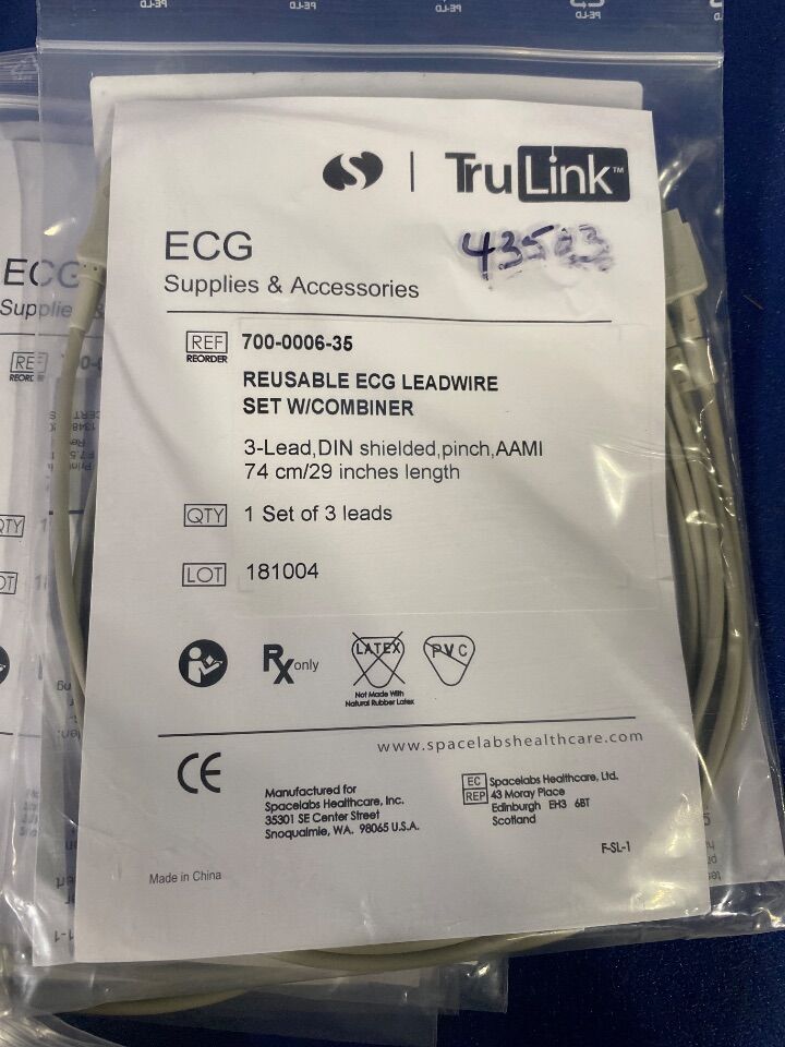 SPACELABS Various TruLink cables