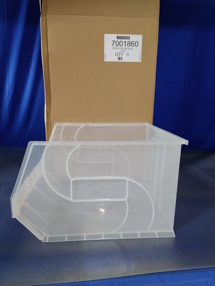 ORBIS PB1816-11SECLM& Clear Bins