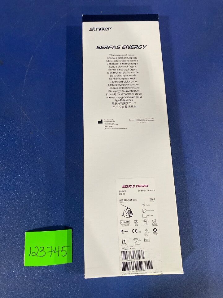 STRYKER SERFAS ENERGY 50-S XL Electrosurgical Probe