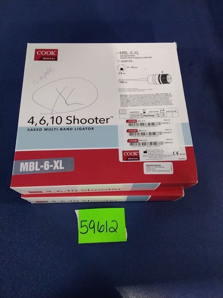 COOK MEDICAL MBL-6-XL G25119 Multi-Band Ligator - Lot of 2