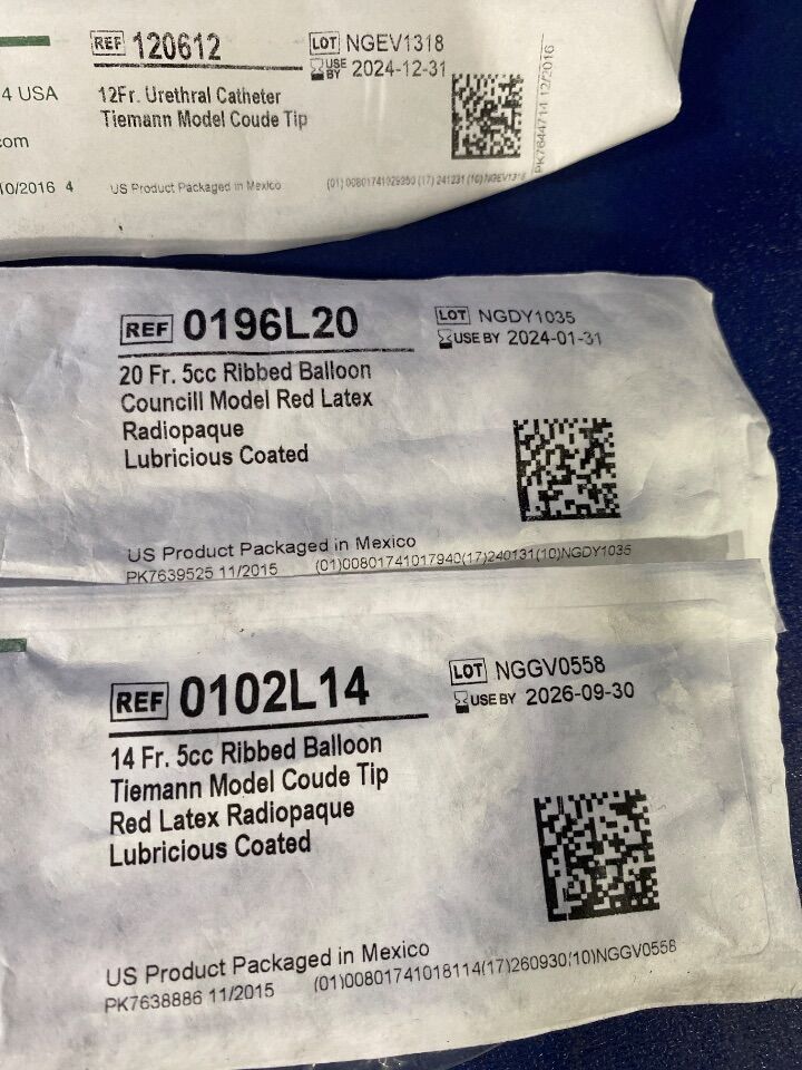 BARD Various Catheters