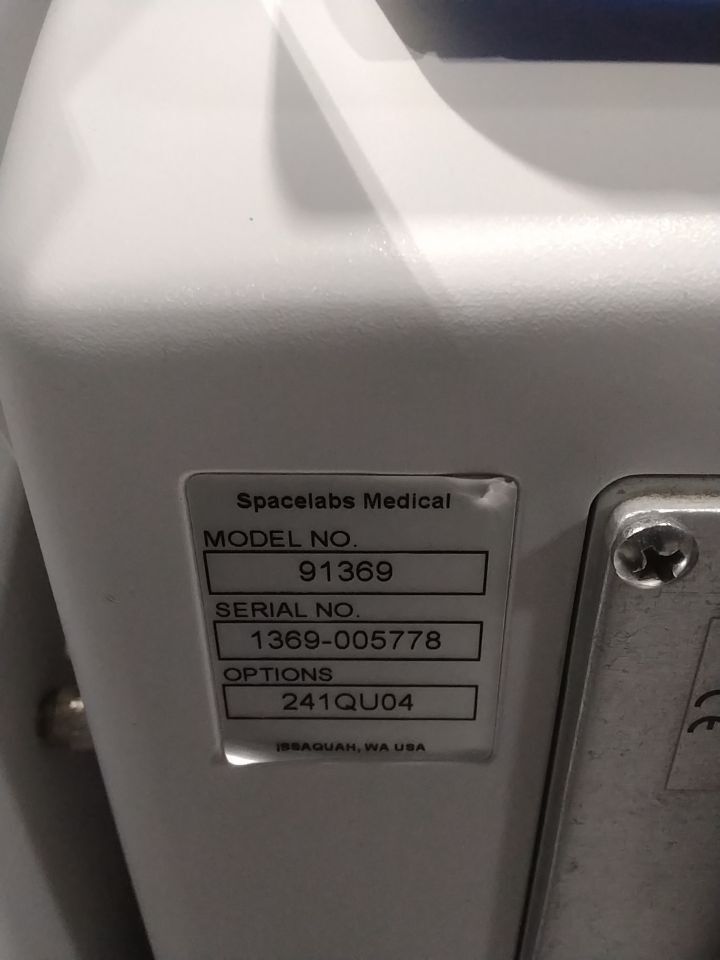 SPACELABS Ultraview SL Patient Monitor Monitor