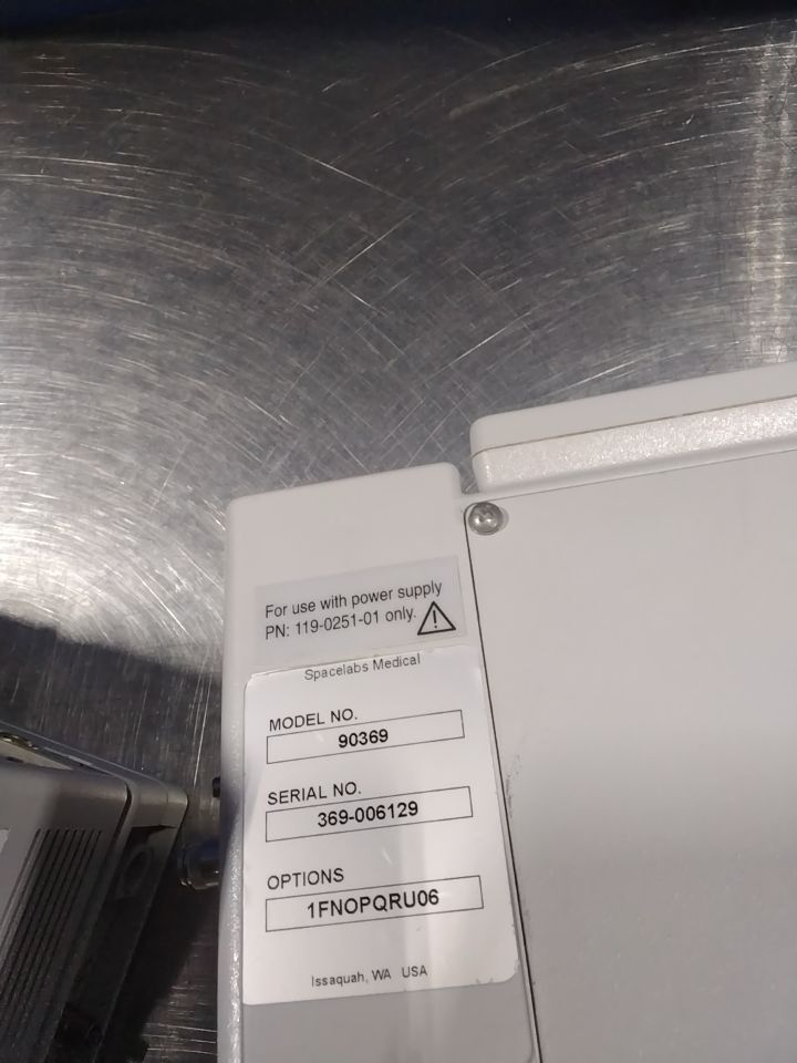 SPACELABS 90369 - Lot of 5 Monitor