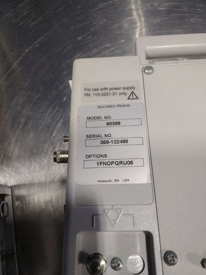 SPACELABS 90369 - Lot of 5 Monitor