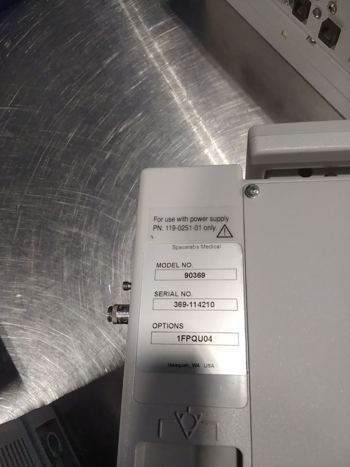 SPACELABS 90369 - Lot of 5 Monitor