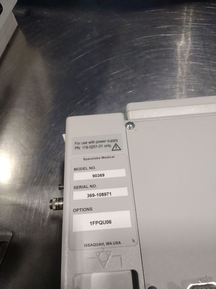 SPACELABS 90369 - Lot of 5 Monitor