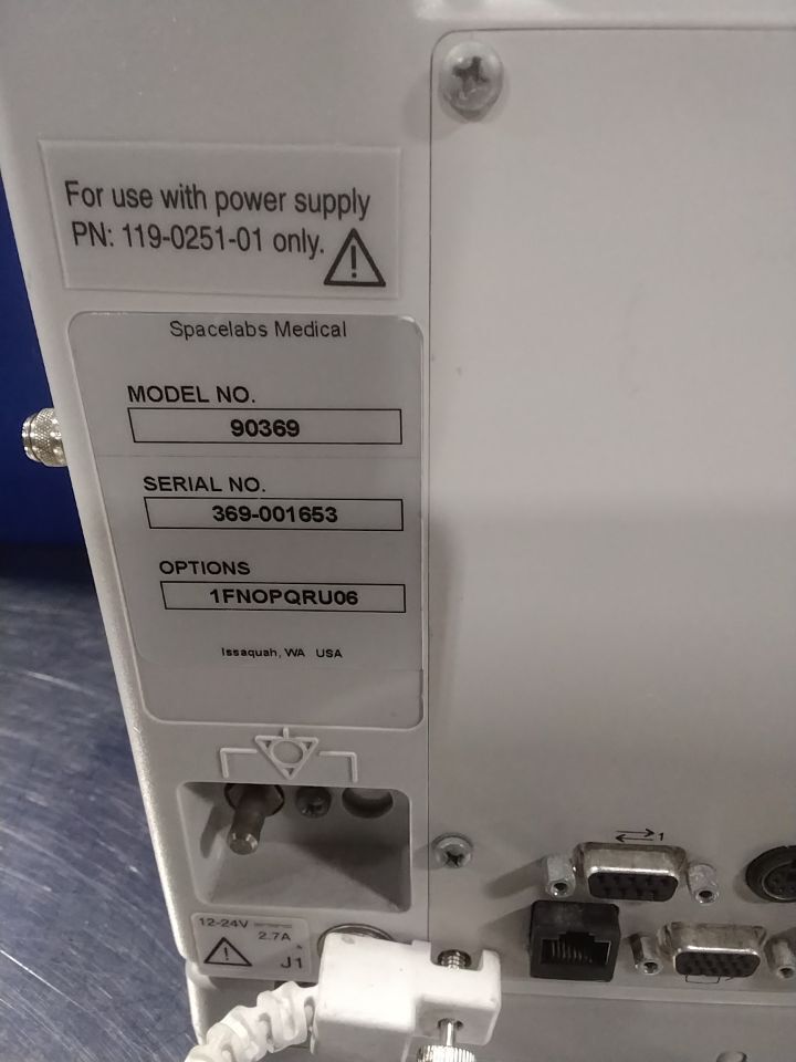 SPACELABS 90369 - Lot of 5 Monitor