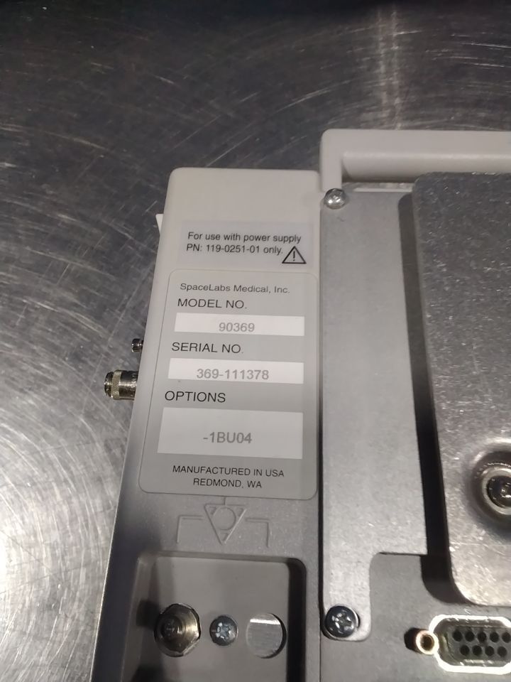 SPACELABS 90369 - Lot of 5 Monitor