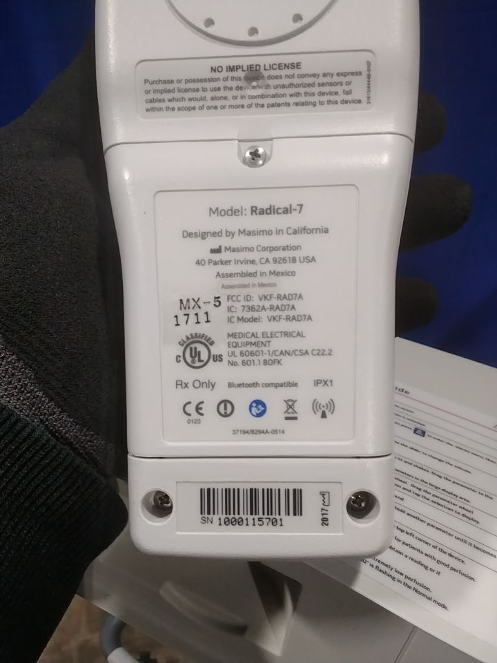 MASIMO Radical 7 Oximeter - Pulse