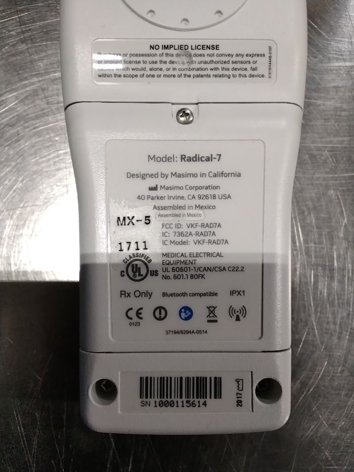 MASIMO Radical 7 Oximeter - Pulse
