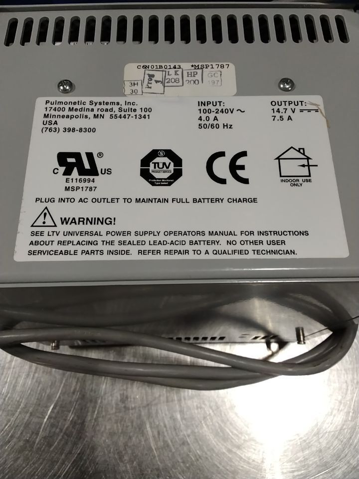 PULMONETIC SYSTEMS LTV Universal Power Supply Ventilator