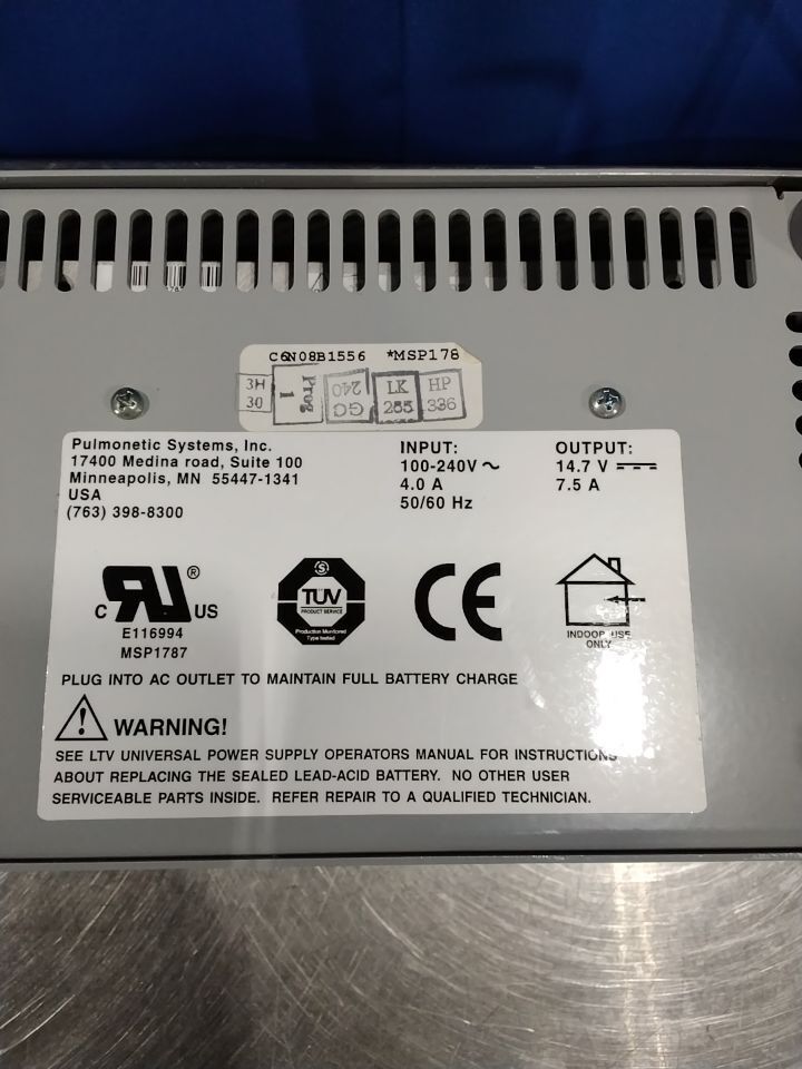 PULMONETIC SYSTEMS LTV Universal Power Supply Ventilator