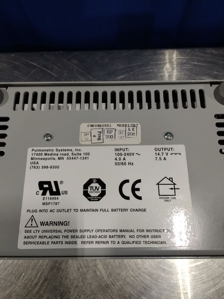 PULMONETIC SYSTEMS LTV Universal Power Supply Ventilator