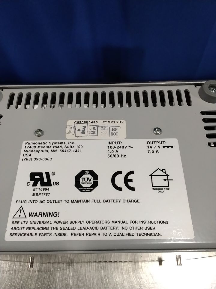 PULMONETIC SYSTEMS LTV Universal Power Supply Ventilator