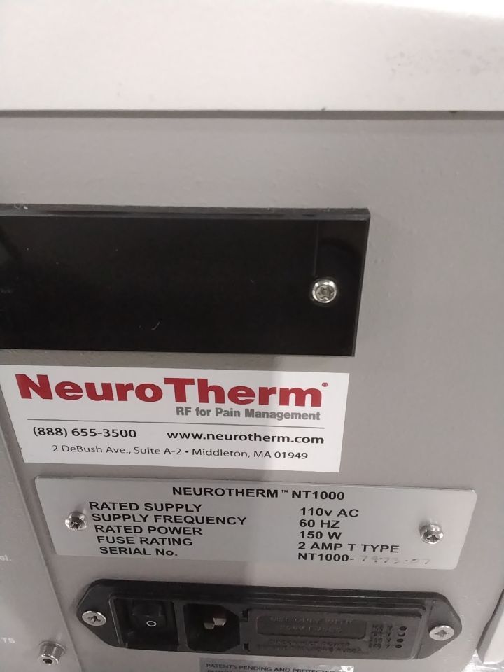 NEUROTHERM NT1000 Electrosurgical Unit