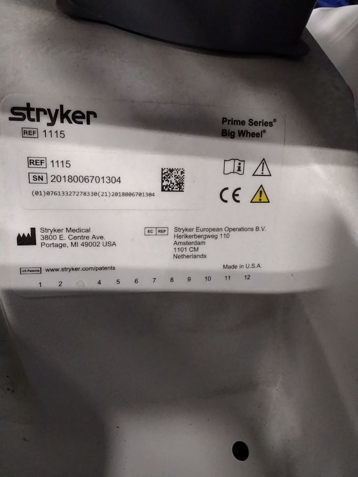 STRYKER 1115 Prime Series Big Wheel Stretcher