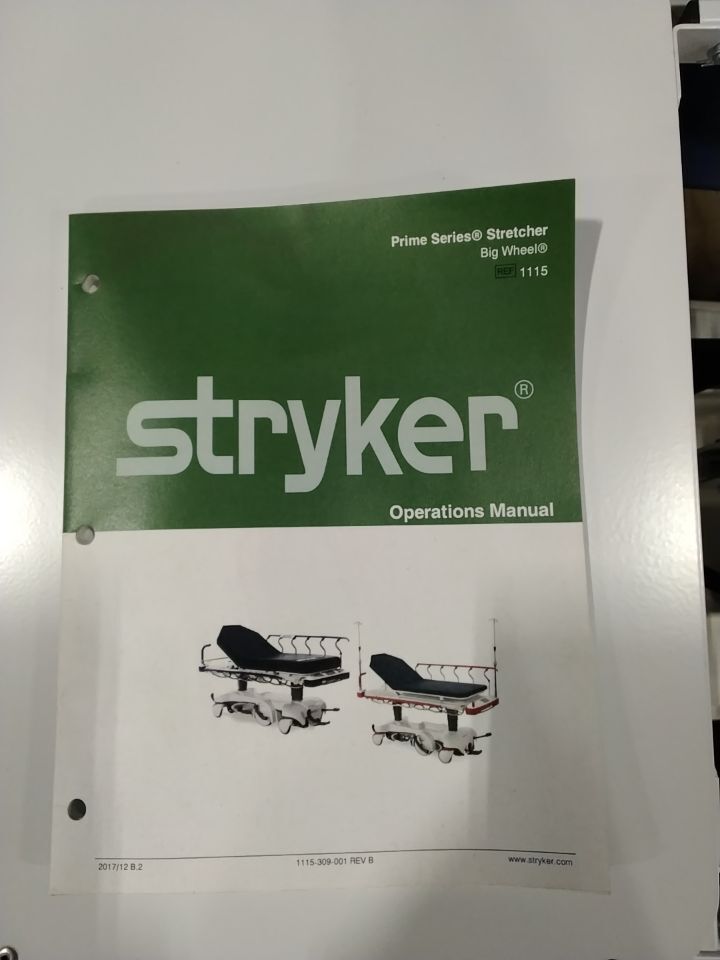 STRYKER 1115 Prime Series Big Wheel Stretcher