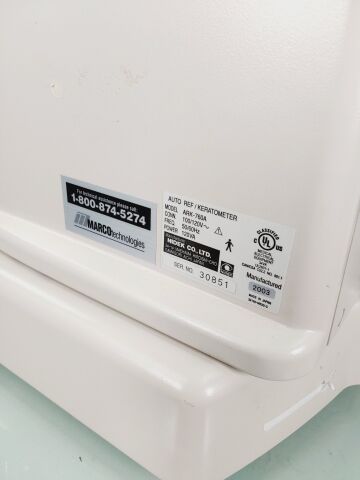 MARCO NIDEK ARK-760A Keratometer