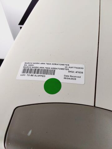 MARCO NIDEK ARK-760A Keratometer