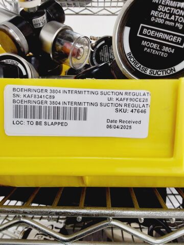 BOEHRINGER 3804 INTERMITTING SUCTION REGULATORS LOT OF 11