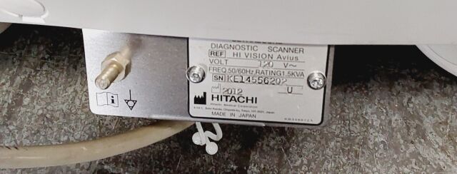 HITACHI HI VISION Avius Ultrasound System