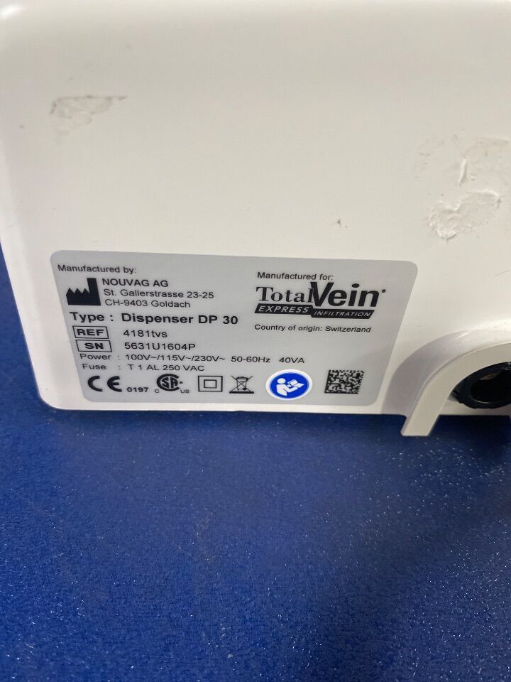 NOUVAG AG Dispenser DP 30 4181tvs Pump Suction