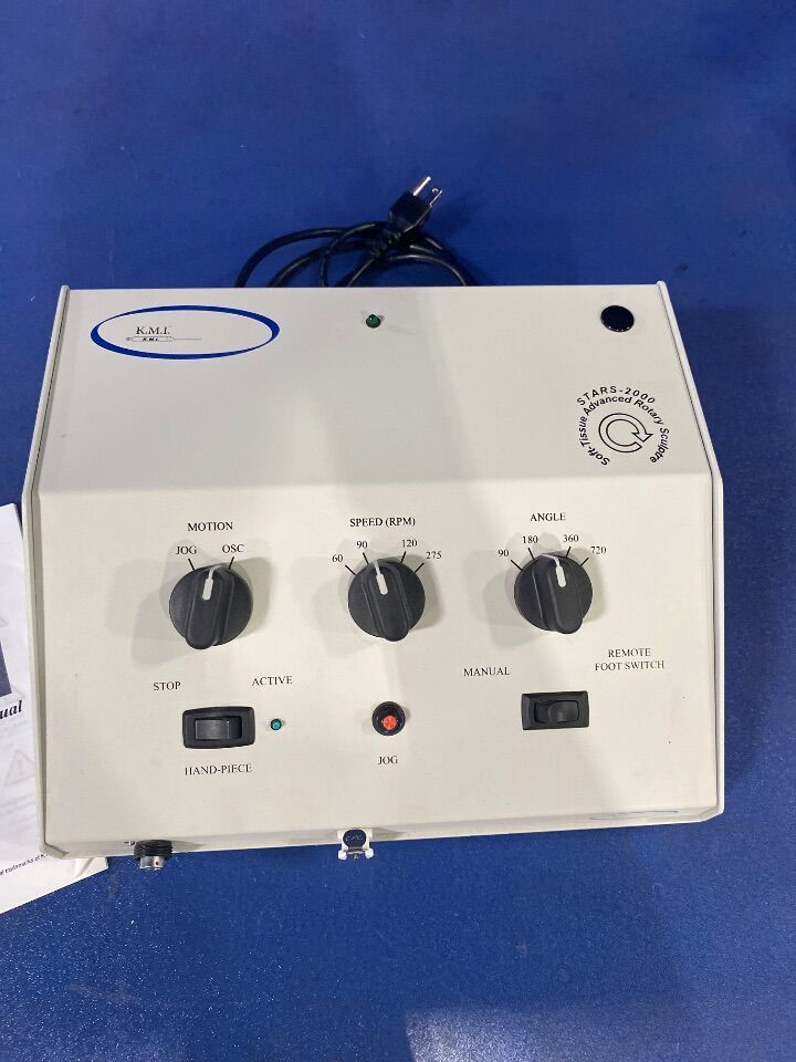 K. M. I. STARS-2000 Soft Tissue Advanced Rotary Sculpture Electrosurgical Unit