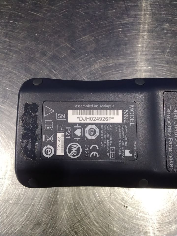 MEDTRONIC 5392 Dual Chamber Temporary Pacemaker