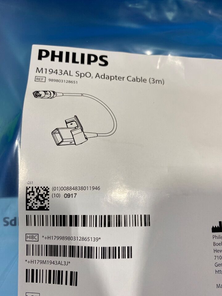 PHILIPS M1943AL - Lot of 40 SPO2 Probe