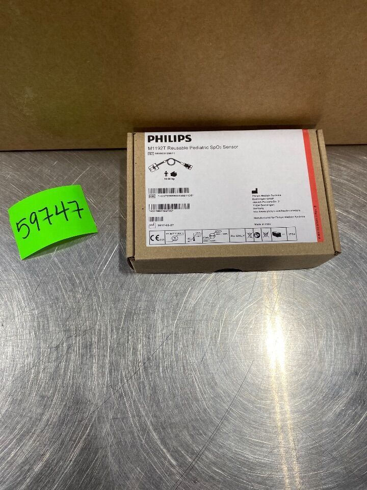 PHILIPS M1192T Reusable Pediatric - Lot of 50 SPO2 Probe