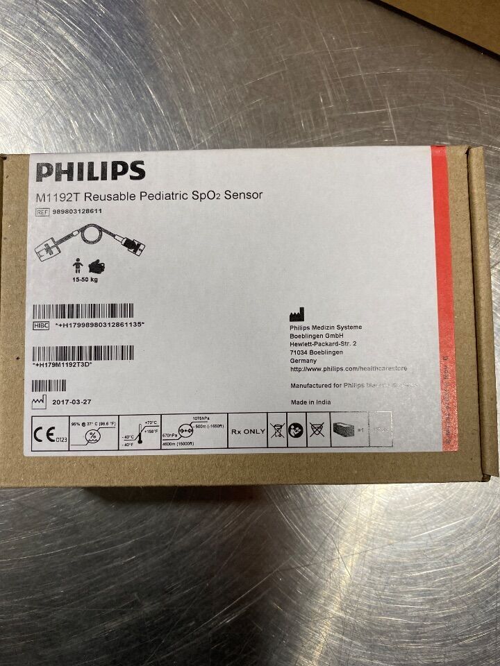 PHILIPS M1192T Reusable Pediatric - Lot of 50 SPO2 Probe