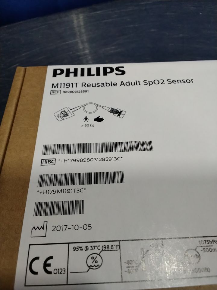 PHILIPS M1191T Reusable Adult - Lot of 36 SPO2 Probe