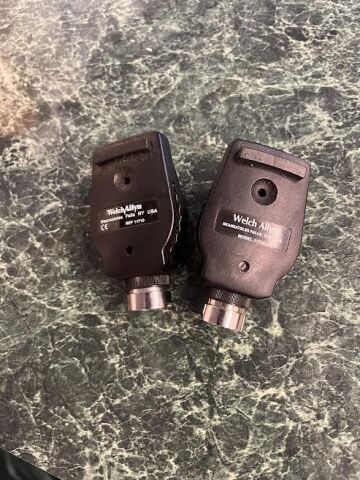 WELCH ALLYN 11710 Lot of 2 Ophthalmoscope