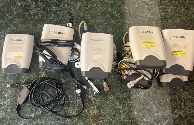WELCH ALLYN SE-PRO-600 ECG Acquisition Module Lot of 9 ECG unit